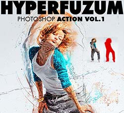 极品PS动作－液化抽丝(新版)：Hyperfuzum Photoshop Action Vol.1